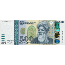 (341) ** PNew (PN22d) Tajikistan - 500 Somoni Year 2022